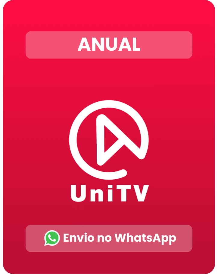Ative seu Código UniTV Hoje - Receba por E-mail e WhatsApp 2 Recarga UNITV Anual 365 dias - Compre sua recarga Oficial