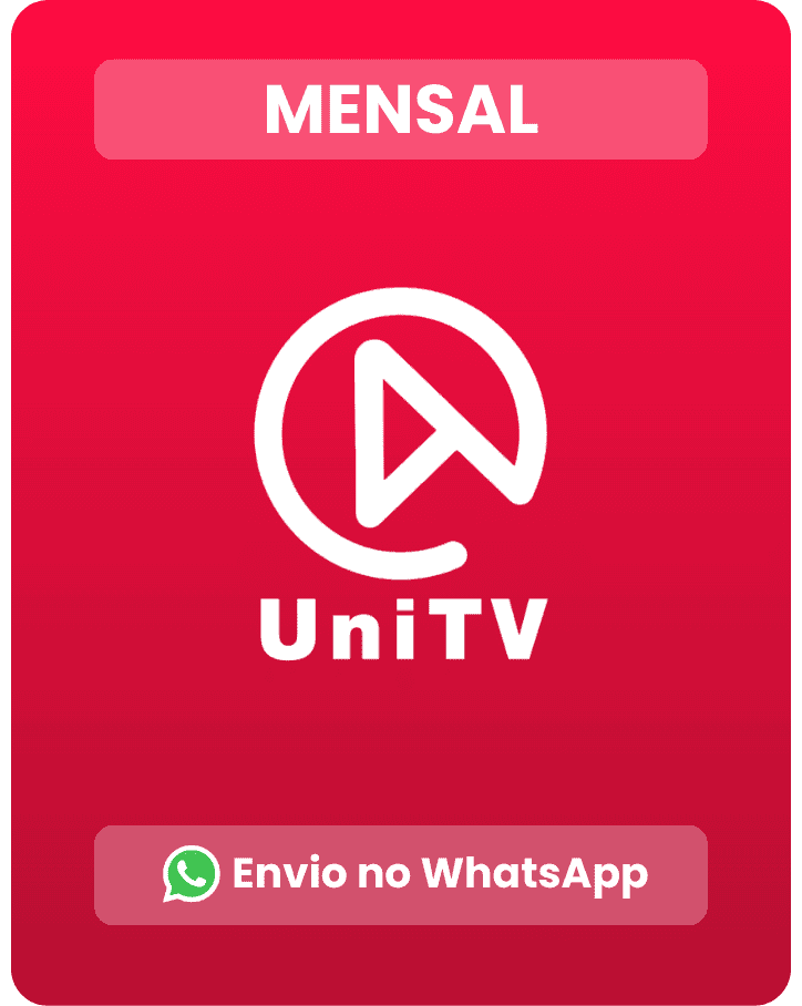 Ative seu Código UniTV Hoje - Receba por E-mail e WhatsApp 3 Recarga UNITV Mensal 31 dias - Compre sua recarga Oficial